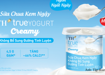 TH ra mắt sữa chua kem ngậy không bổ sung đường tinh luyện – TH true YOGURT Creamy