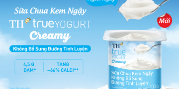 TH ra mắt sữa chua kem ngậy không bổ sung đường tinh luyện – TH true YOGURT Creamy