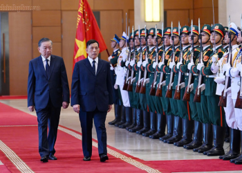 Tổng Bí thư, Chủ tịch nước Tô Lâm chủ trì Lễ đón chính thức Nhà vua Vương quốc Thái Lan và Hoàng hậu