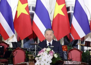 Tổng Bí thư, Chủ tịch nước Tô Lâm chủ trì chiêu đãi Nhà vua Vương quốc Thái Lan và Hoàng hậu